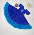 RICH LOOK GEORGETTE HAND WORK ONE PIECE DRESS PARTY WEAR WHOLESALE PRICE ETHNIC GARMENT (2)