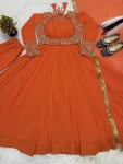 RICH-LOOK-GEORGETTE-PLAIN-GOWN-AND-BOTTOM-WITH-MULTI-NEEDLE-WORK-AND-EMBROIDERY-WORK-KOTI-AND-DUPATTA-FESTIVE-WEAR-WHOLESALE-PRICE-ETHNIC-GARMENT-4.webp