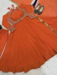 RICH-LOOK-GEORGETTE-PLAIN-GOWN-AND-BOTTOM-WITH-MULTI-NEEDLE-WORK-AND-EMBROIDERY-WORK-KOTI-AND-DUPATTA-FESTIVE-WEAR-WHOLESALE-PRICE-ETHNIC-GARMENT-4.webp