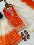 RICH LOOK GMY SILK EMBROIDERY SEQUENCE WORK TOP SHARARA WITH DUPATTA FESTIVE WEAR WHOLESALE PRICE ETHNIC GARMENT (1)