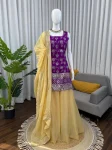 RICH LOOK JACQUARD THREAD WITH SEQUENCE WORK TOP PALAZZO WITH DUPATTA FESTIVE WEAR WHOLESALE PRICE ETHNIC GARMENT (2)
