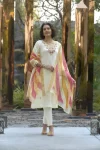 RICH LOOK VATICAN SILK EMBROIDERY WORK TOP BOTTOM WITH DUPATTA FESTIVE WEAR WHOLESALE PRICE ETHNICGARMENT (5)