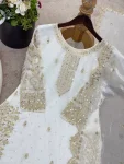 11DESIGNER FENDY SILK EMBROIDERY CODING AND SEQUENCE WORK TOP PALAZZO WITH DUPATTA FESTIVE WEAR WHOLESALE PRICE ETHNIC GARMENT (2)