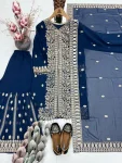 11DESIGNER GEORGETTE CHAIN SEQUENCE WORK WITH LATKAN AND LACE BORDER WORK TOP PALAZZO WITH DUPATTA FESTIVE WEAR WHOLESALE PRICE ETHNIC GARMENT (10)