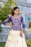 16RICH LOOK VICHITRA EMBROIDERY CODING SEQUENCE & THREAD WORK TOP LEHENGA WITH DUPATTA WEDDING WEAR WHOLESALE PRICE ETHNIC GARMENT (4)