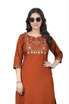 17RICH LOOK TESLA COTTON EMBROIDERY WORK ONLY KURTI FESTIVE WEAR WHOLESALE PRICE ETHNIC GARMENT (3)