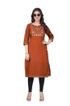 17RICH LOOK TESLA COTTON EMBROIDERY WORK ONLY KURTI FESTIVE WEAR WHOLESALE PRICE ETHNIC GARMENT (3)