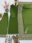 1DESIGNER ROMAN SILK EMBROIDERY SEQUENCE WORK TOP PALAZZO WITH DUPATTA FESTIVE WEAR WHOLESALE PRICE ETHNIC GARMENT (7)