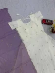 1FANCY CHINON SILK EMBROIDERY SEQUENCE WORK GOWN WITH DUPATTA FESTIVE WEAR WHOLESALE PRICE ETHNIC GARMENT (10)