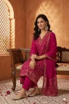 1FANCY JACQUARD WEAVING WORK TOP BOTTOM WITH DUPATTA FESTIVE WEAR WHOLESALE PRICE ETHNIC GARMENT (8)