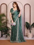 1MODERN RANGOLI SILK EMBROIDERY WORK LACE BORDER SAREE WITH UNSTITCHED BLOUSE FESTIVE WEAR WHOLESALE PRICE ETHNIC GARMENT (15)