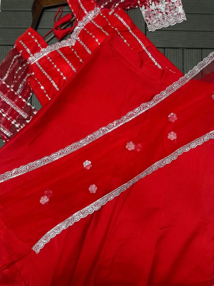 1MODERN RANGOLI SILK EMBROIDERY WORK LEHENGA KOTI WITH DUPATTA PARTY WEAR WHOLESALE PRICE ETHNIC GARMENT (11)