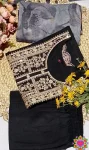 1NEW ARRIVAL SLUB COTTON CUT PASTE EMBROIDERY WORK TOP BOTTOM WITH DUPATTA FESTIVE WEAR WHOLESALE PRICE ETHNIC GARMENT (35)