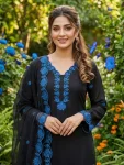 1RICH LOOK CREPE SILK SEQUENCE EMBROIDERY WORK TOP PATIYALA WITH DUPATTA CASUAL WEAR WHOLESALE PRICE ETHNIC GARMENT (24)