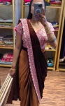 20RICH LOOK FENDY SATIN EMBROIDERY SEQUENCE WORK READY TO WEAR SAREE WITH STITCHED BLOUSE PARTY WEAR WHOLESALE PRICE ETHNIC GARMENT (13)