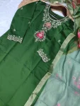 21MODERN TABBY SILK EMBROIDERY WORK TOP BOTTOM WITH DUPATTA FESTIVE WEAR WHOLESALE PRICE ETHNIC GARMENT (12)
