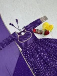 23RICH LOOK JACQUARD WEAVING WORK GOWN WITH DUPATTA FESTIVE WEAR WHOLESALE PRICE ETHNIC GARMENT (18)
