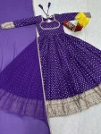 23RICH LOOK JACQUARD WEAVING WORK GOWN WITH DUPATTA FESTIVE WEAR WHOLESALE PRICE ETHNIC GARMENT (18)