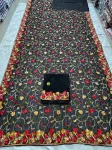 2DESIGNER GEORGETTE LUCKNOWI EMBROIDERY WORK SAREE WITH UNSTITCHED BLOUSE WEDDING WEAR WHOLESALE PRICE ETHNIC GARMENT (13)
