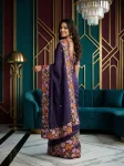 2DESIGNER MANIPURI SILK MULTI COLOUR THREAD EMBROIDERY WITH CUTWORK SAREE WITH UNSTITCHED BLOUSE WEDDING WEAR WHOLESALE PRICE ETHNIC GARMENT (1)