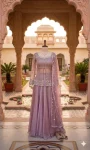 2MODERN RANGOLI SILK EMBROIDERY WORK LEHENGA KOTI WITH DUPATTA PARTY WEAR WHOLESALE PRICE ETHNIC GARMENT (30)