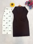 2MODERN ROMAN SILK LACE WORK TOP PALAZZO SET DAILY WEAR WHOLESALE PRICE ETHNIC GARMENT (25)