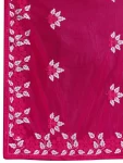 2MODERN SOFT NET CONTRAST PALLU CHIKANKARI EMBROIDERY WORK SAREE WITH UNSTITCHED BLOUSE PARTY WEAR WHOLESALE PRICE ETHNIC GARMENT (13)