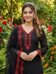 2RICH LOOK CREPE SILK SEQUENCE EMBROIDERY WORK TOP PATIYALA WITH DUPATTA CASUAL WEAR WHOLESALE PRICE ETHNIC GARMENT (1)