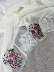 2RICH LOOK ORGANZA MULTI THREAD EMBROIDERY WORK WITH CUTWORK PATCH AND BORDER WORK SAREE WITH UNSTITCHED BLOUSE WEDDING WEAR WHOLESALE PRICE ETHNIC GARMENT (16)