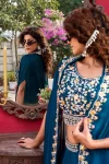 38FANCY VICHITRA SILK EMBROIDERY MOTI BEADS & SEQUENCE WORK LEHENGA CHOLI WITH SHRUG STYLE DUPATTA WEDDING WEAR WHOLESALE PRICE ETHNIC GARMENT (17)