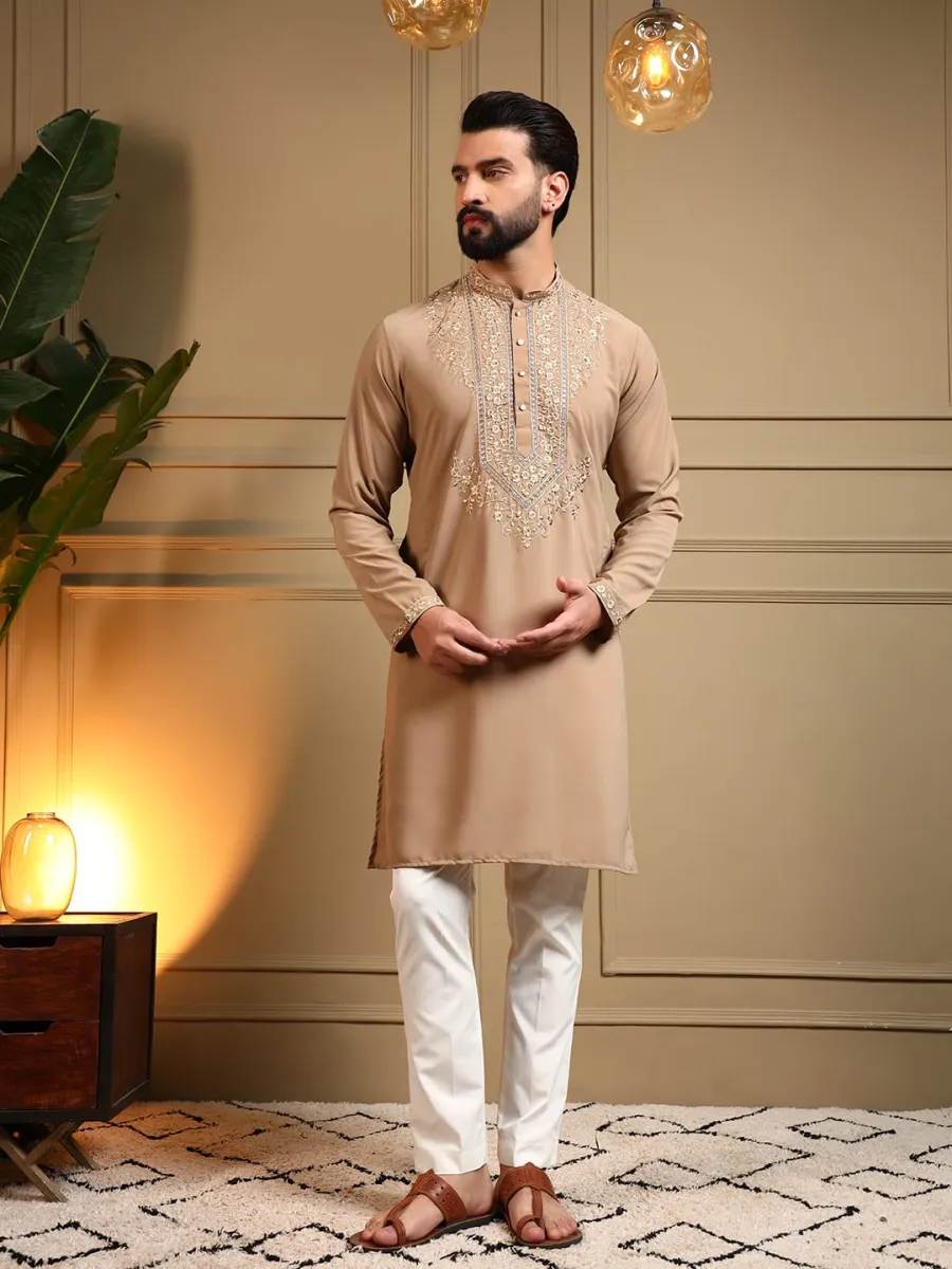 3DESIGNER ARMANI LACHKO EMBROIDERY SEQUENCE WORK MEN'S KURTA PAYJAMA FESTIVE WEAR WHOLESALE PRICE ETHNIC GARMENT (16)