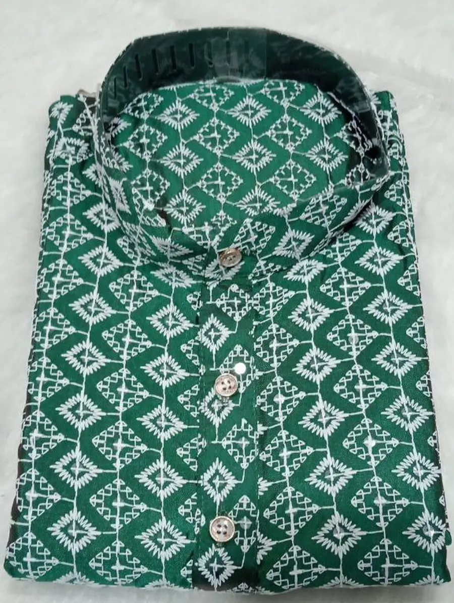 3DESIGNER KHADI SILK SEQUENCE EMBROIDERY CHIKANKARI WORK MEN'S ONLY KURTA FESTIVE WEAR WHOLESALE PRICE ETHNIC GARMENT (13)