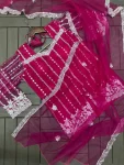 3MODERN RANGOLI SILK EMBROIDERY WORK LEHENGA KOTI WITH DUPATTA PARTY WEAR WHOLESALE PRICE ETHNIC GARMENT (20)