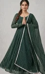 3NEW ARRIVAL GEORGETTE PRINT WORK GOWN WITH DUPATTA FESTIVE WEAR WHOLESALE PRICE ETHNIC GARMENT (11)