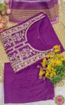 3NEW ARRIVAL SLUB COTTON CUT PASTE EMBROIDERY WORK TOP BOTTOM WITH DUPATTA FESTIVE WEAR WHOLESALE PRICE ETHNIC GARMENT (31)