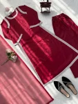 3RICH LOOK NATURAL CREPE BEADS LACE BORDER WORK TOP PALAZZO WITH DUPATTA FESTIVE WEAR WHOLESALE PRICE ETHNIC GARMENT (37)