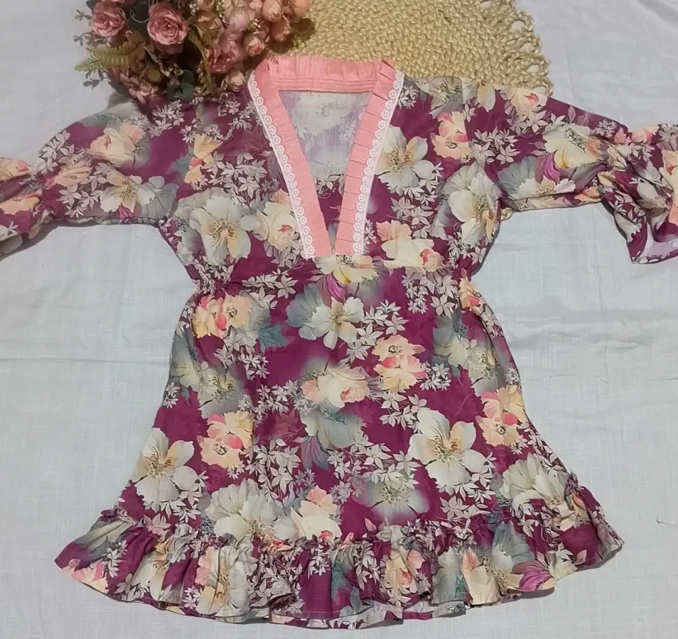 3RICH LOOK POLY RAYON PRINTED WORK ONLY TOP DAILY WEAR WHOLESALE PRICE ETHNIC GARMENT (10)