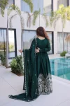 4DESIGNER RANGOLI CRUSH SEQUENCE MULTI EMBROIDERY WORK GOWN WITH DUPATTA FESTIVE WEAR WHOLESALE PRICE ETHNIC GARMENT (6)