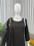 4RICH LOOK NATURAL CREPE BEADS LACE BORDER WORK TOP PALAZZO WITH DUPATTA FESTIVE WEAR WHOLESALE PRICE ETHNIC GARMENT (15)