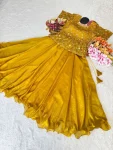 4RICH LOOK SPACE SILK SEQUENCE EMBROIDERY WORK TOP LEHENGA SET WEDDING WEAR WHOLESALE PRICE ETHNIC GARMENT (23)