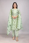 5CASUAL POWDER SLUB PRINTED WORK TOP BOTTOM WITH DUPATTA DAILY WEAR WHOLESALE PRICE ETHNIC GARMENT (9)