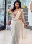 5FANCY GEORGETTE EMBROIDERY BUTTA WORK READY TO WEAR SAREE WITH STITCHED BLOUSE PARTY WEAR WHOLESALE PRICE ETHNIC GARMENT (14)