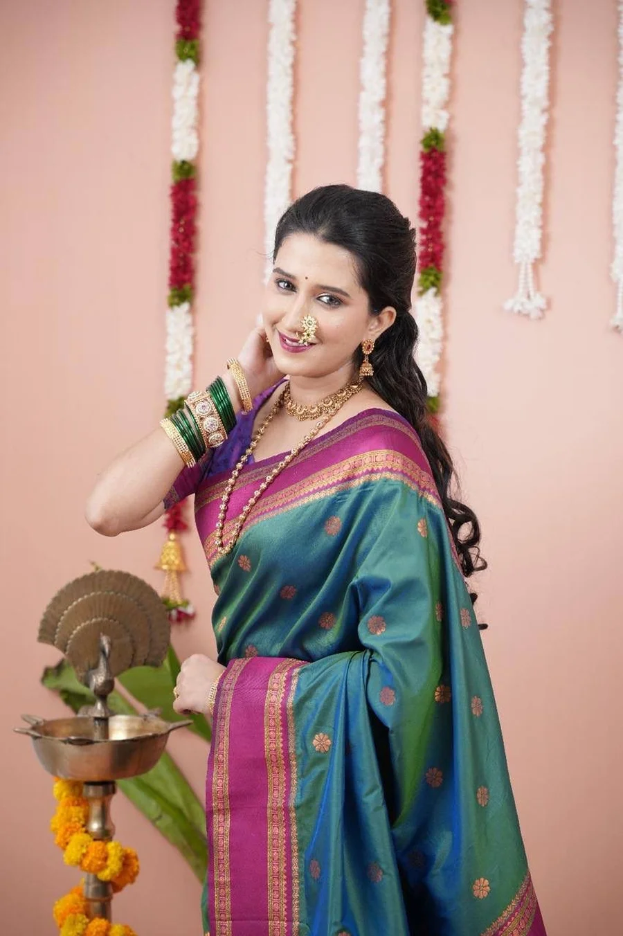 5NEW ARRIVAL TWO TONE SILK ZARI MOTIFS WITH WOVEN CONTRAST ZARI PALLU AND BORDER WORK SAREE WITH UNSTITCHED BLOUSE FESTIVE WEAR WHOLESALE PRICE ETHNIC GARMMENT (60)