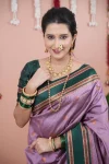 6NEW ARRIVAL TWO TONE SILK ZARI MOTIFS WITH WOVEN CONTRAST ZARI PALLU AND BORDER WORK SAREE WITH UNSTITCHED BLOUSE FESTIVE WEAR WHOLESALE PRICE ETHNIC GARMMENT (17)