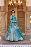 7FANCY FENDY EMBROIDERY BEADS (MOTI) SEQUENCE & THREAD WORK TOP LEHENGA WITH DUPATTA WEDDING WEAR WHOLESALE PRICE ETHNIC GARMENT (20)