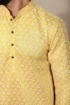 8DESIGNER KHADI SILK SEQUENCE EMBROIDERY CHIKANKARI WORK MEN’S ONLY KURTA FESTIVE WEAR WHOLESALE PRICE ETHNIC GARMENT (35)