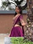 DESIGNER CHINON EMBROIDERY THREAD & SEQUENCE WORK LEHENGA CHOLI WITH DUPATTA WEDDING WEAR WHOLESALE PRICE ETHNIC GARMENT (2)