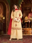 DESIGNER COSMOS SHIMMER ZARDOSI BEADS WORK TOP PALAZZO WITH DUPATTA FESTIVE WEAR WHOLESALE PRICE ETHNIC GARMENT (2)