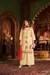 DESIGNER COSMOS SHIMMER ZARDOSI BEADS WORK TOP PALAZZO WITH DUPATTA FESTIVE WEAR WHOLESALE PRICE ETHNIC GARMENT (2)