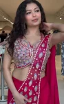 DESIGNER GEORGETTE EMBROIDERY THREAD & SEMI BEADS WORK READY TO WEAR SAREE WITH STITCHED BLOUSE PARTY WEAR WHOLESALE PRICE ETHNIC GARMENT (3)